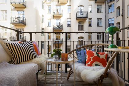 Balkong eller utsiktsbild