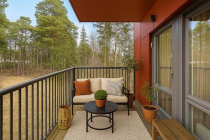 Balkong eller utsiktsbild