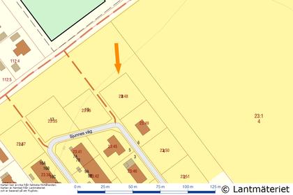 Illustrerad karta över fastigheten eller området