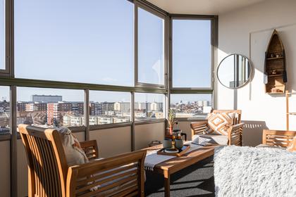 Balkong eller utsiktsbild