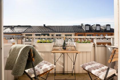 Balkong eller utsiktsbild