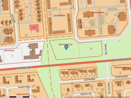 Illustrerad karta över fastigheten eller området