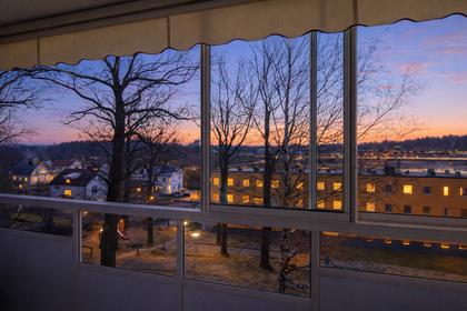 Balkong eller utsiktsbild