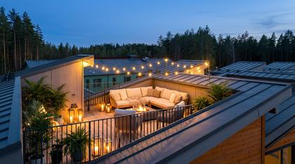 Balkong eller utsiktsbild