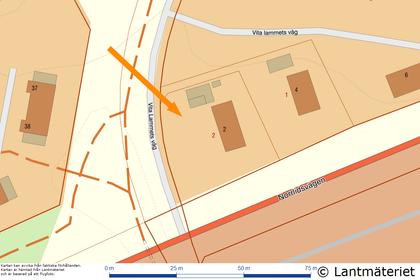 Illustrerad karta över fastigheten eller området