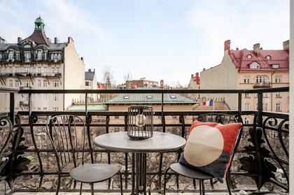 Balkong eller utsiktsbild