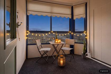 Balkong eller utsiktsbild