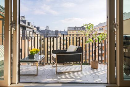 Balkong eller utsiktsbild