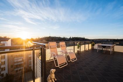 Balkong eller utsiktsbild