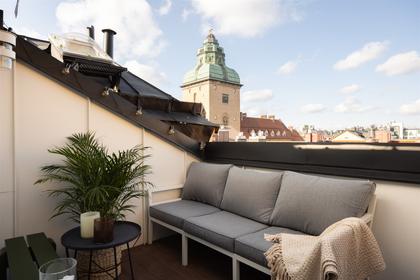 Balkong eller utsiktsbild