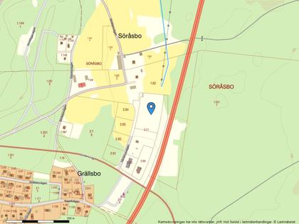 Illustrerad karta över fastigheten eller området