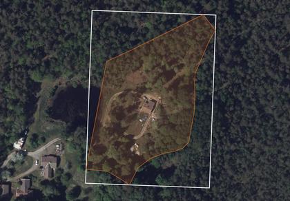 Illustrerad karta över fastigheten eller området