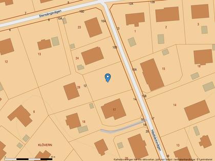 Illustrerad karta över fastigheten eller området