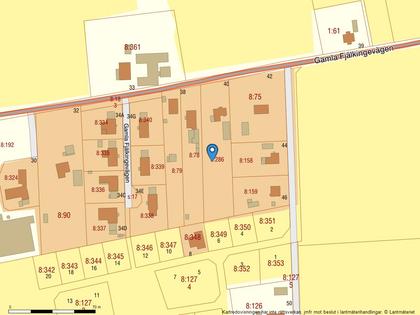 Illustrerad karta över fastigheten eller området