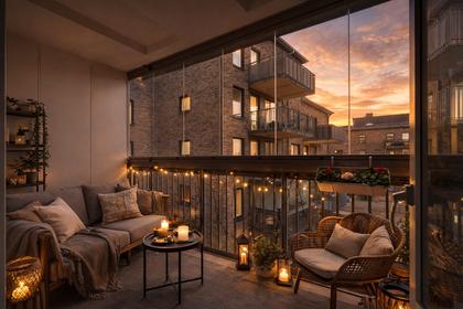 Balkong eller utsiktsbild