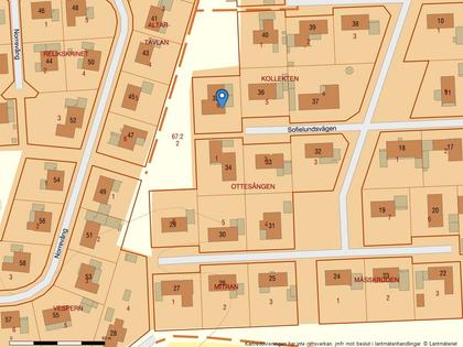 Illustrerad karta över fastigheten eller området