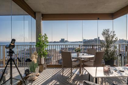 Balkong eller utsiktsbild