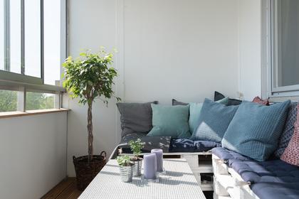 Balkong eller utsiktsbild