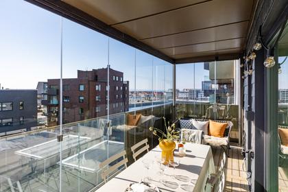 Balkong eller utsiktsbild