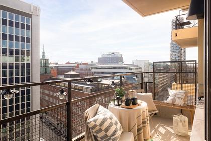 Balkong eller utsiktsbild