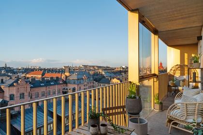 Balkong eller utsiktsbild