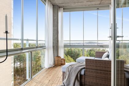 Balkong eller utsiktsbild