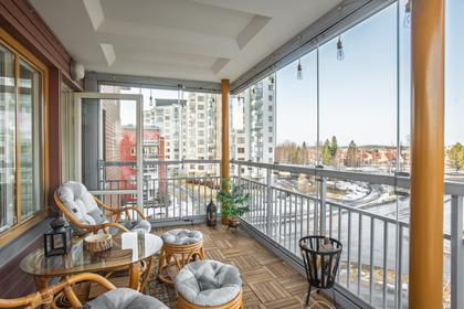 Balkong eller utsiktsbild