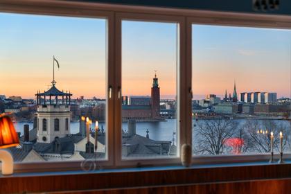 Balkong eller utsiktsbild