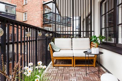 Balkong eller utsiktsbild