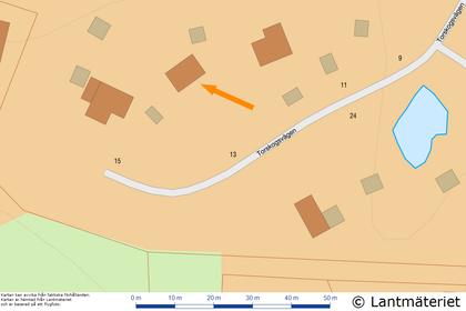 Illustrerad karta över fastigheten eller området