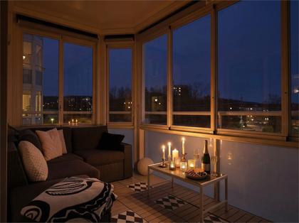 Balkong eller utsiktsbild