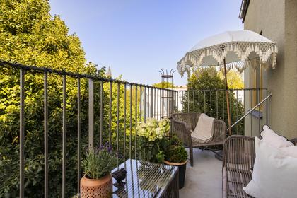 Balkong eller utsiktsbild