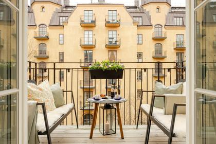 Balkong eller utsiktsbild