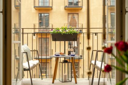 Balkong eller utsiktsbild