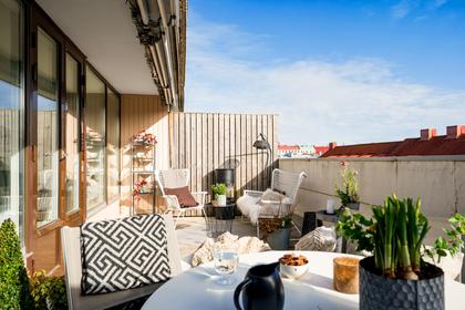 Balkong eller utsiktsbild