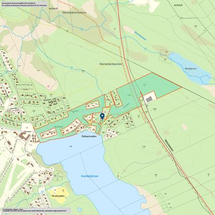 Illustrerad karta över fastigheten eller området