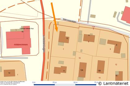 Illustrerad karta över fastigheten eller området