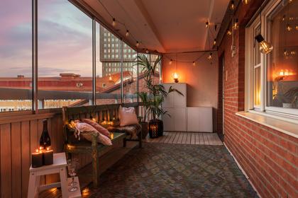 Balkong eller utsiktsbild