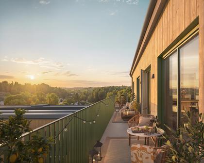 Balkong eller utsiktsbild