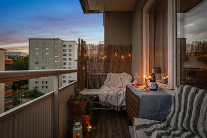 Balkong eller utsiktsbild