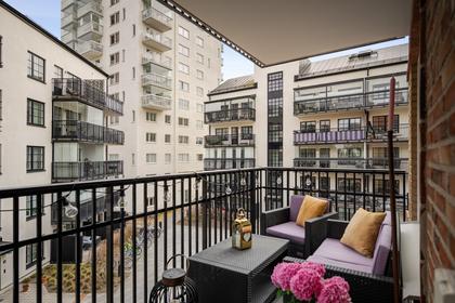 Balkong eller utsiktsbild