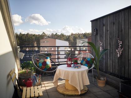 Balkong eller utsiktsbild