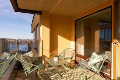 Balkong eller utsiktsbild