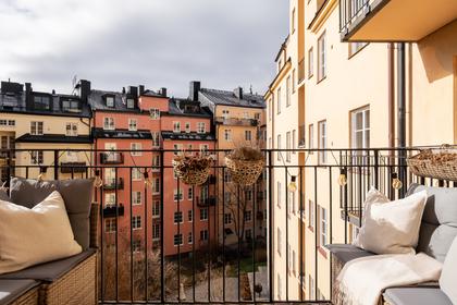 Balkong eller utsiktsbild