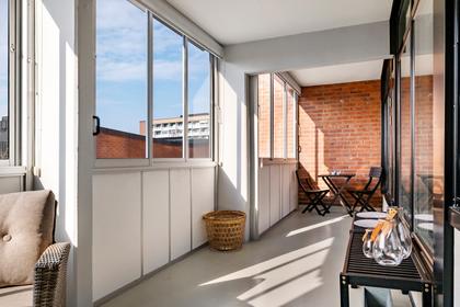 Balkong eller utsiktsbild