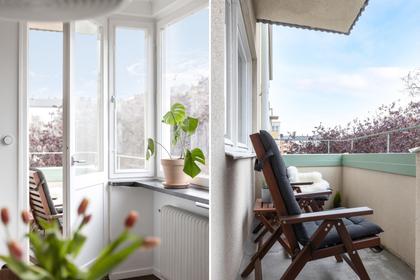 Balkong eller utsiktsbild