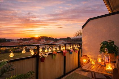 Balkong eller utsiktsbild