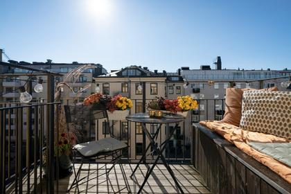 Balkong eller utsiktsbild