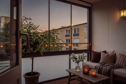 Balkong eller utsiktsbild