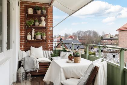 Balkong eller utsiktsbild